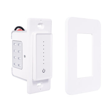 Smart Lighting Touch/Slide Dimmer Switch - WiFi Remote App Control; Compatible with Alexa and Google Home Assistant - JONATHAN Y